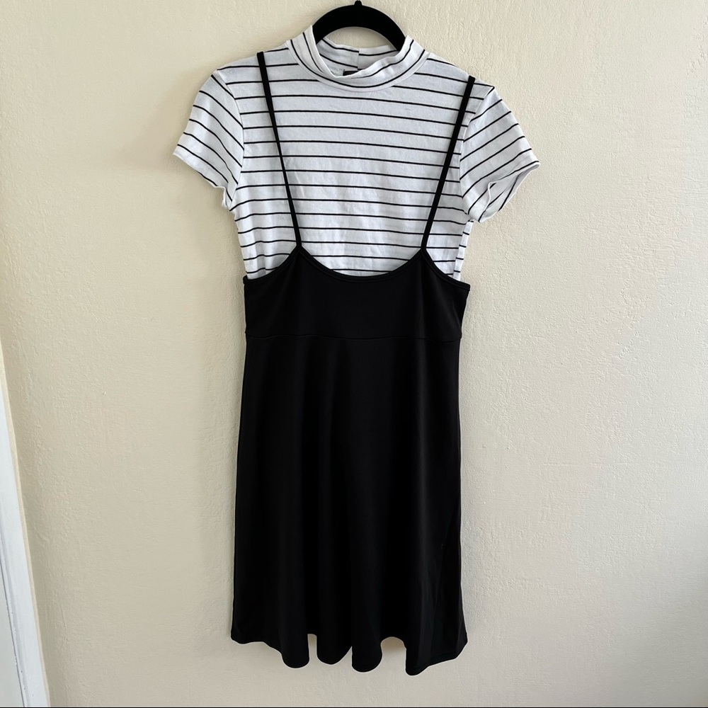 Black Overall dress Size Small